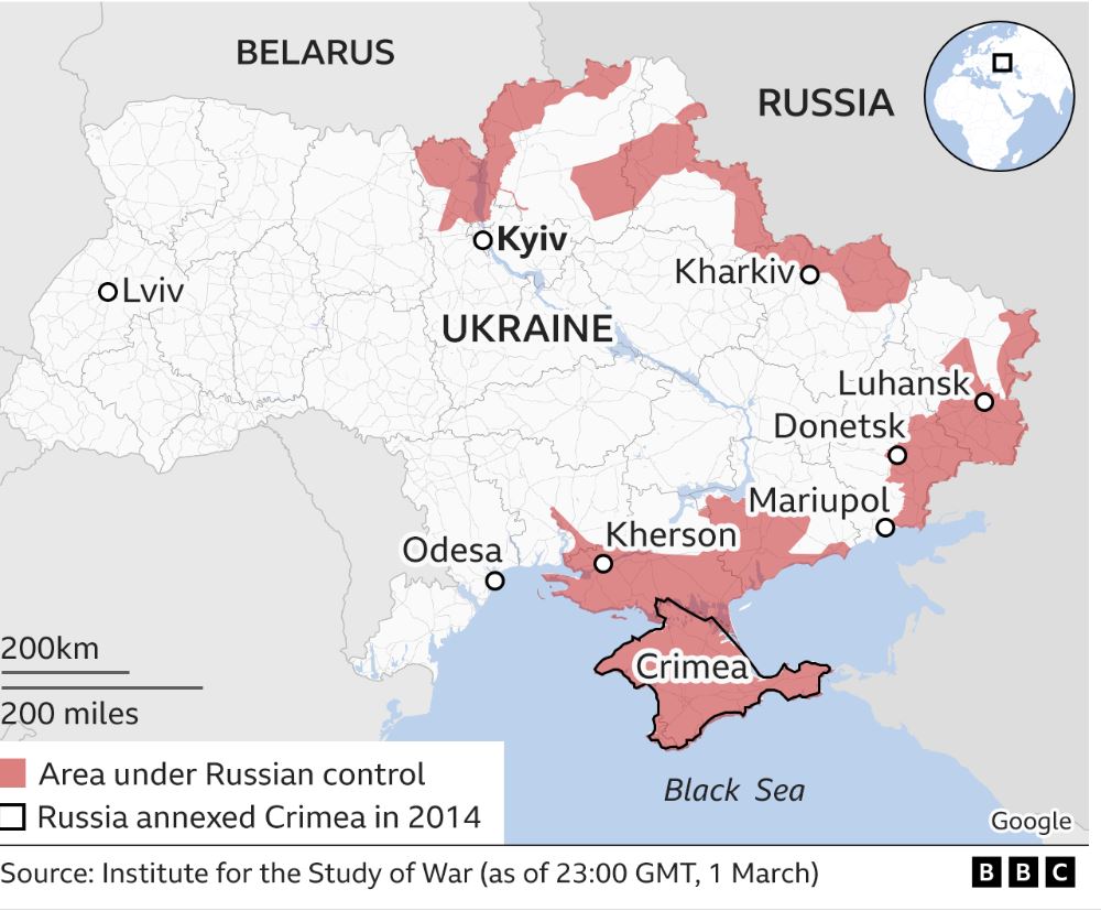 Russian invasion of Ukraine – Page 2 wef 28th February 2022 | Safe ...